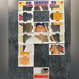 1990 Donruss Diamond King Carl Yastrzemski Puzzle Card Set